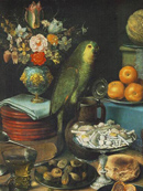 Georg Flegel papousek detail